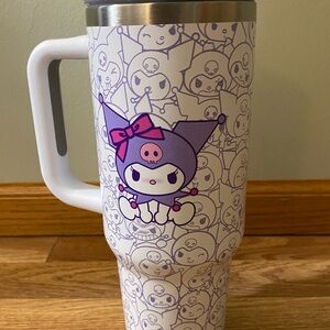 Hello Kitty Travel Mug with Handle And Straw